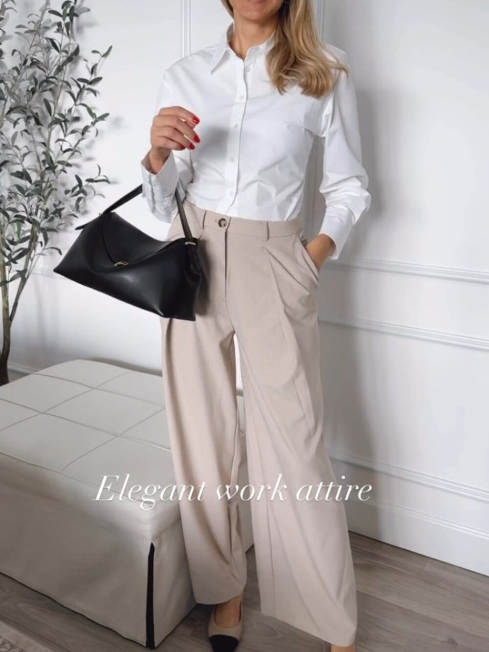 Dynamite - Pleated Wide Leg Pants